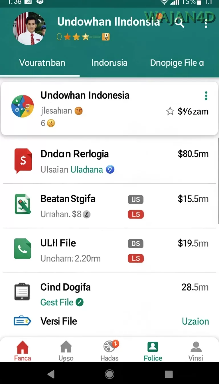 Cuplikan layar SUPRASLOT — pengaturan akun