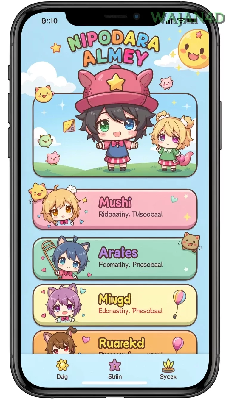Cuplikan layar PLAYWIN — aktivitas