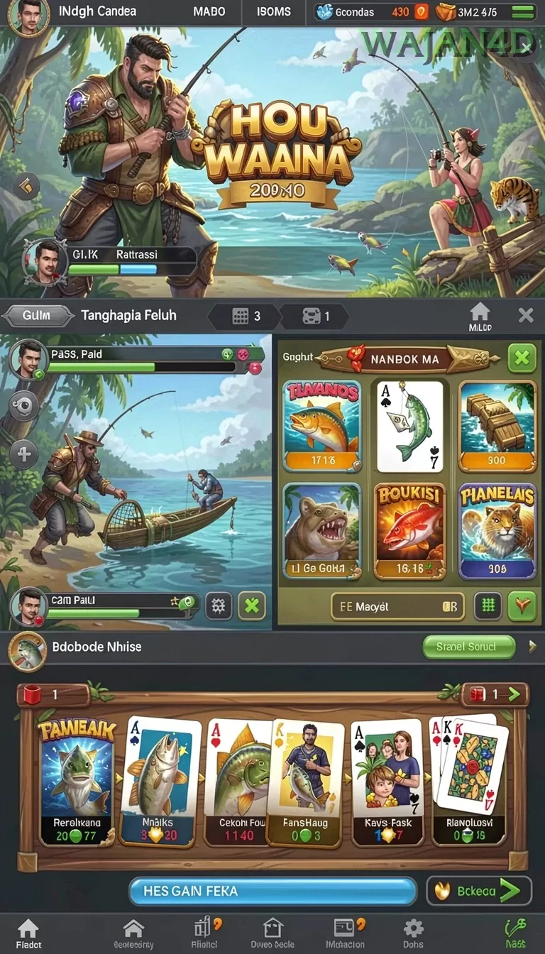 Cuplikan layar ANOBOY — menu navigasi